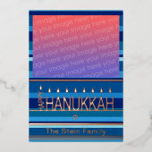 Carte photo Hannukah (Recto)