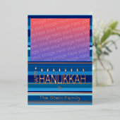 Carte photo Hannukah (Debout devant)