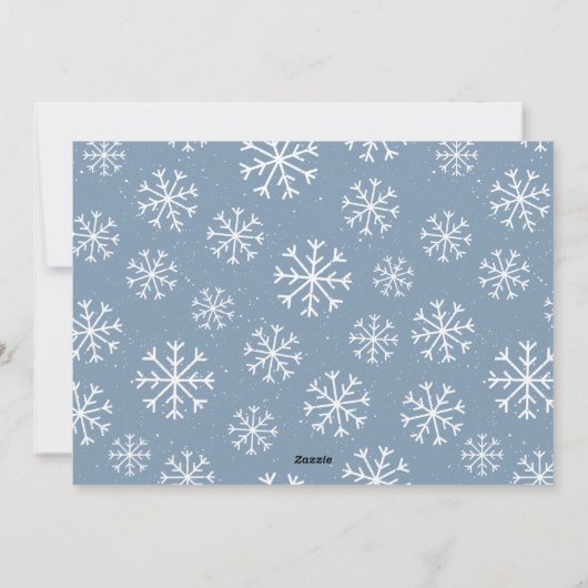 Carte photo Hanoukka moderne Wish | Message modifi (Dos)