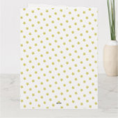 Carte photo Happy Holidays Gold Star Christmas (Dos)