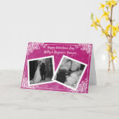 Carte photo Heureuse Sainte-Valentin (Fleur jaune)