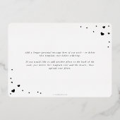 Carte photo Heureuse Sainte-Valentin des Coeurs ré (Verso)