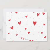 Carte photo Heureuse Sainte-Valentin moderne (Dos)