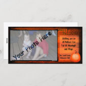 Carte photo heureux de Halloween (Devant / Derrière)