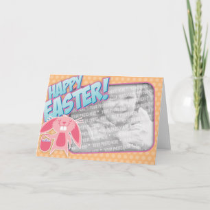 Carte photo heureux de Pâques