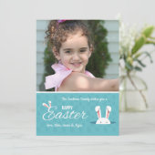Carte photo heureux de Pâques (Debout devant)
