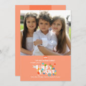 Carte photo heureux de Pâques (Devant / Derrière)