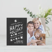 CARTE PHOTO HEUREUX DE VACANCES DE TABLEAU (Debout devant)