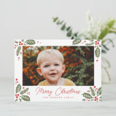 Carte photo Holly Berry Corners (Debout devant)