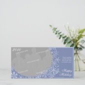 Carte photo horizontale Simply Snowflakes Art 2 (Debout devant)