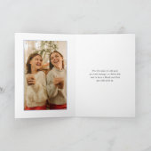 Carte photo Hydrangea bleu Attache le noeud, photo (Intérieur)