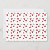 Carte photo Jour de rentrée Apple Rouge Script (Dos)