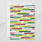 Carte photo Joyeuse Mid Century moderne de Noël (Dos)