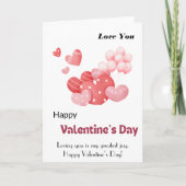 Carte Photo Joyeuse Saint-Valentin (Devant)