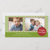 carte photo : Joyeuses fêtes - 2 photos - horizont (Devant)