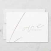 Carte photo "Joyeux Amour" (Dos)