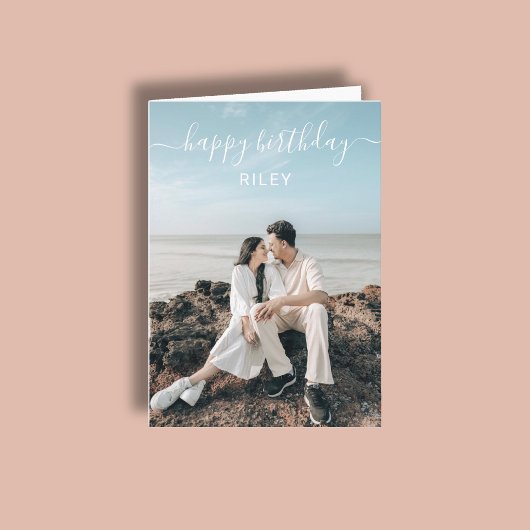 Carte Photo Joyeux Anniversaire