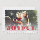 Carte photo joyeux de vacances du moment | (Devant)