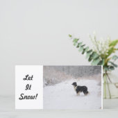 carte photo - Laisse-Le Neiger ! (Debout devant)