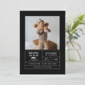 Carte Photo Little Man Anniversaire (Debout devant)