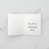 Carte photo Love & Merci Mariage Merci (Intérieur)