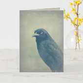 Carte Photo magnifique de Raven (Fleur jaune)