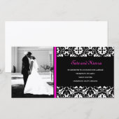 carte photo MARIAGE DAMASSÉ 311 CHAUDS (Devant / Derrière)