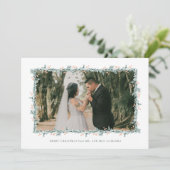 Carte photo Mariage de Noël (Debout devant)