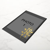 Carte photo mariage Faire-part Gold Foil (Rotation)