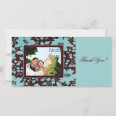 CARTE PHOTO - MARIAGE MERCI (Devant)