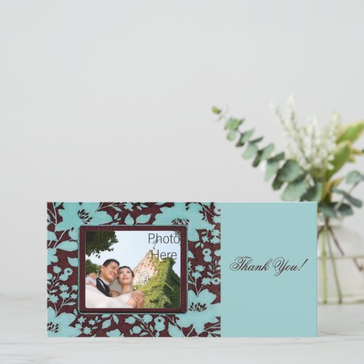 CARTE PHOTO - MARIAGE MERCI (Debout devant)