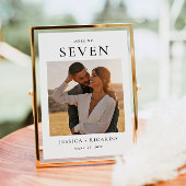 Carte photo Mariage moderne