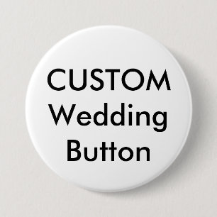 Carte Photo Mariage Personnalisé Petit Bouton rond De 1,25"
