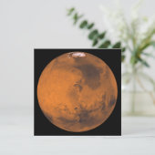 Carte Photo Mars par la NASA (Debout devant)