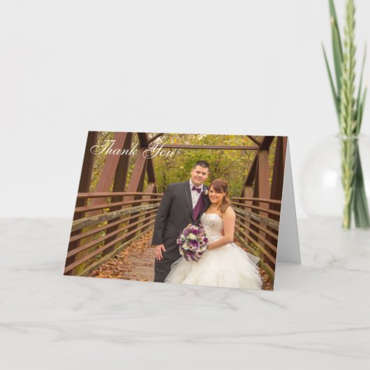 Carte photo Merci (Devant)