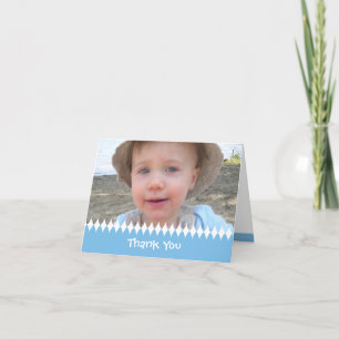 Carte photo Merci enfant ou bébé