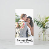 Carte photo Merci | MARIAGE (Debout devant)