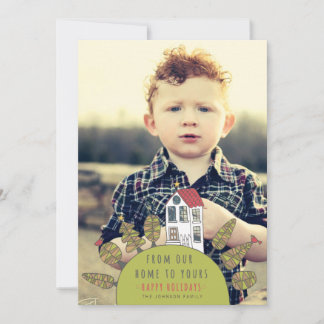 Carte photo mignon d'illustration de Chambre de