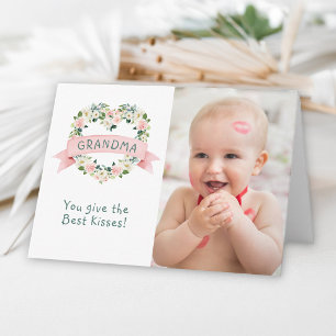 Carte photo mignon pour la grand-mère le jour de