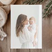 Carte photo minimal | Simple et élégant