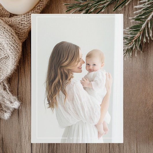 Carte photo minimal | Simple et élégant