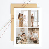 Carte photo minimaliste Arc de Noël