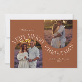 Carte photo minimaliste écriture moderne simple (Devant)