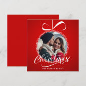 Carte photo minimaliste élégant moderne personnali (Devant / Derrière)