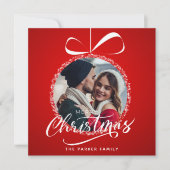 Carte photo minimaliste élégant moderne personnali (Devant)