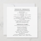 Carte Photo minimaliste moderne Mariage (Dos)