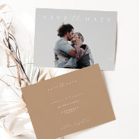 Photo minimaliste moderne Pale Taupe Enregistrer l