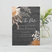 Carte Photo moderne Dates de sauvegarde PAMPAS Grass Ter (Debout devant)