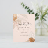 Carte Photo moderne Dates de sauvegarde PAMPAS Grass Ter (Debout devant)