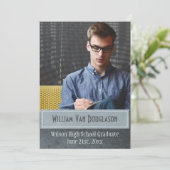 Carte photo moderne de la graduation urbaine (Debout devant)